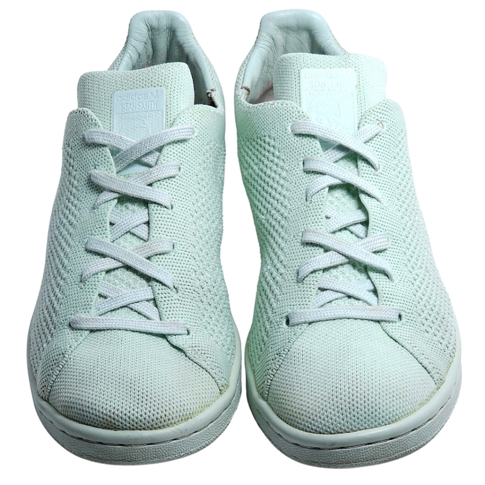 Adidas Stan Smith Primeknit Vapour Green Sneakers US Women's Size 7 - Picture 4 of 11